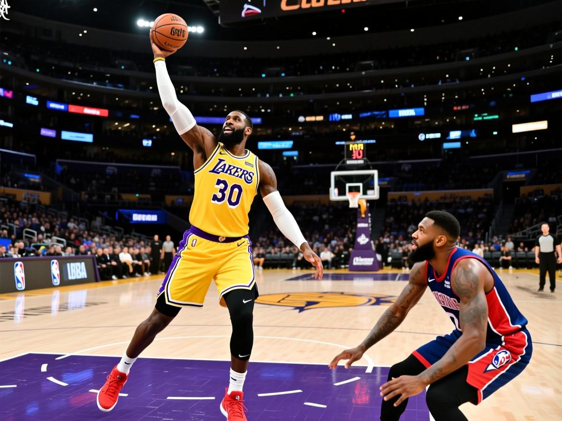 詹姆斯30分,助湖人击败步行者 第2张